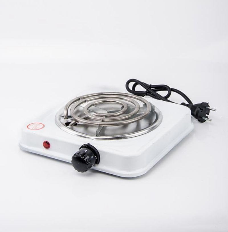 Image of Electric Charcoal Burner Hot Plate 1000W | Instant Coal Heater Sigdi | Fast Heating Stove for Charcoal, Coffee & Tea | Multipurpose Electric Hot Plate for Home & Kitchen - Mixed Color