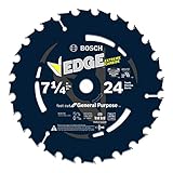 BOSCH DCB724 7-1/4 in. 24 Tooth Edge Circular Saw Blade Brute Carbide for Applications in Framing