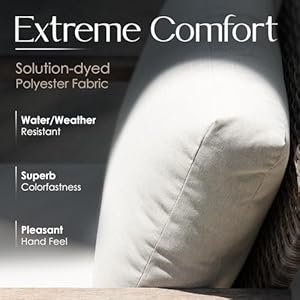 Idzo olivier premium eucalyptus outdoor club chairs set of 2 400lbs heavy duty patio furniture set ergonomic slanted backrest design 45in thick cushion wood wicker silver gray  urban country home decor