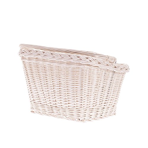 e-wicker24, Cestino da Bicicletta, Cesto, Beige, 46 x 34 x 28 cm