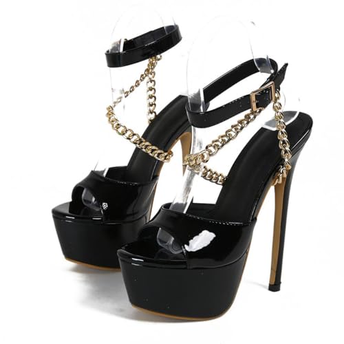 Sandales à talons de fête et mariage chic pour femmes glamour