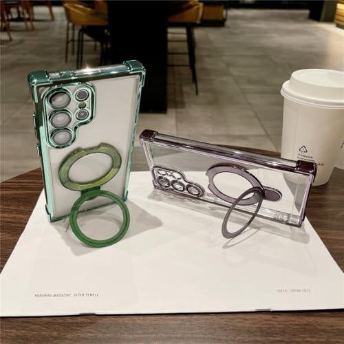 Coque Samsung S22 Plus transparente avec support magnétique actif - 6