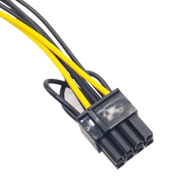 10PCS 15Pin SATA Male to 8Pin PCI-E Power Supply Cable 20Cm SATA Cable 18AWG Wire for Graphic Card