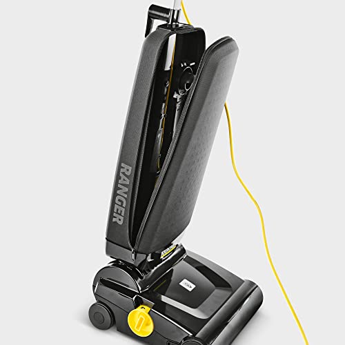 Image of KARCHER Commercial Upright Vacuum Cleaner - Ranger 12 inch - Single Motor Vaccum with HEPA Filtration - Ideal for Restaraunts, Hotels, & Commercial Indoor Spaces - 25ft. Power Cord