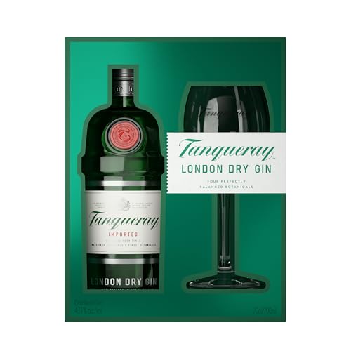 Tanqueray London Dry Gin | 43.1% vol | 70cl | Signature Recipe | Made with 4 Gin Botanicals | Enjoy in a Glass with Ice & Tonic | Distilled 4 Times