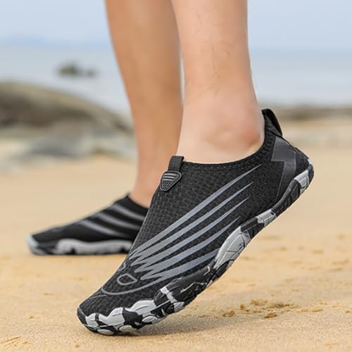 Water Shoes for Men's and Women's Aqua Socks Quick-Dry Beach Pool Swim Surf Yoga Socks Barefoot Athletic Workout Gym Sneakers Boat Shoes for Water Sport Diving Sailing Travel Fishing4