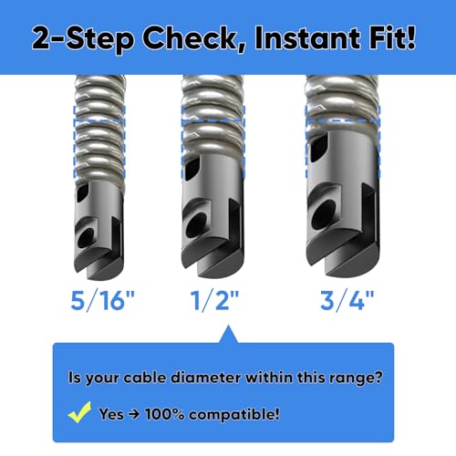 Canalisation bouchée solution rapide avec fixations perceuse de vidange - 6