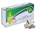 Ner Mitzvah Flower Shaped Floating Wicks - 50 Count (Approx.), Cotton Wicks and Cork Disc Holders for Oil Cups - Bonus Wick Removal Tweezers
