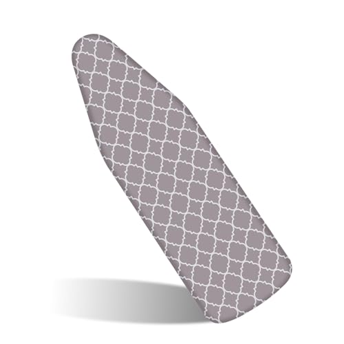 Durable Ironing Board Covers 110 x 40cm - Standard Size Cotton Covers with Double-Layer Padding, Heat-Resistant for Home Laundry