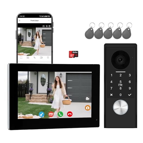 Video Door intercom 2-Wired, doorbell withCamera, Full HD Camera, Door