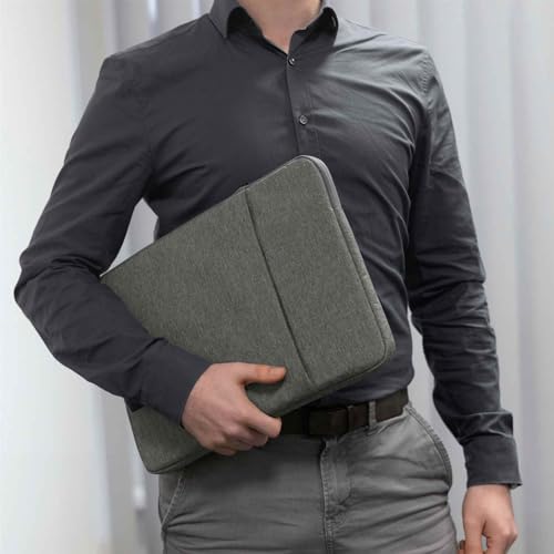 Funda para Microsoft Surface Laptop Go moex con compartimento de accesorios gris oscuro 4