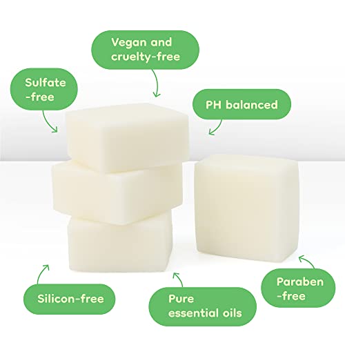 Recopeco Natural Conditioner Bar - Nourishing Soft Silk Hair With Moisture- Vegan & Natural Ingredients - Paraben, Silicone, And Sulfate Free - Plastic Free Packaging #TOP3