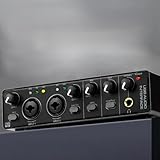 [Qualité studio professionnelle] Obtenez un son impeccable sur votre ordinateur à 24 bits/192 kHz pour améliorer la qualité sonore de vos enregistrements, parfait pour les micros et les guitares électriques.