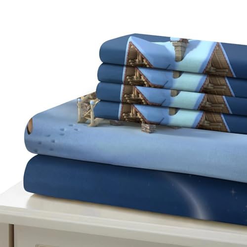 Housse de couette Père Noël 3D super douce lit double - 7