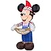 Mickey Mouse Thanksgiving Inflatable 3.8 Foot Scarecrow Airblown Yard Decoration