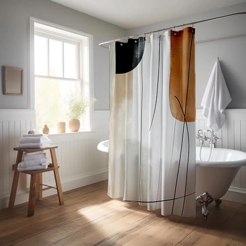 Rideau de douche lavable en machine pour éliminer l'humidité de la douche