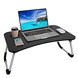 portatiles estaciones de trabajo Ergonómico: el borde del tablero de la mesa de noche es curvo, te sentirás más cómodo mientras trabajas en la mesa y el borde está cubierto para evitar arañazos.