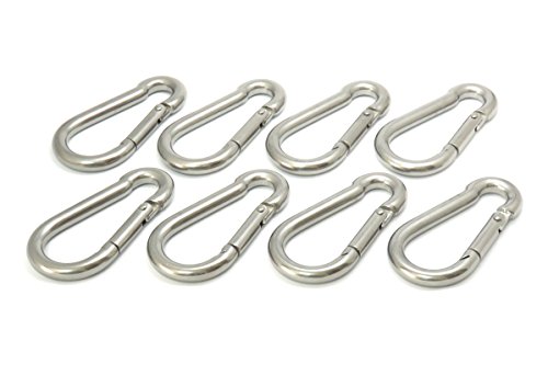 FregocS スプリングスナップ 呼び8 ステンレス製 便利な 8個セット SHSY08-08p