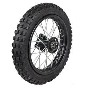 Redcap 12.5&Quot; Off-Road Knobby Tire With Spoked Rim Pre-Mounted Assembly Compatible With 49Cc 50Cc 70Cc 90Cc 110Cc 125Cc Dirt Bikes Mini Bikes Pocket And Chinese Pit Bike 12 41cy vjrxll. sl500 . ss300