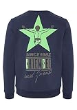 Chiemsee Sweatshirt Unisex mit großem Rückenprint - GOTS Zertifiziert XS Black Iris