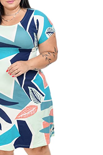 Combo 2 Vestido Feminino Senhora Moda Evangélica Plus Size Tamanho:G1