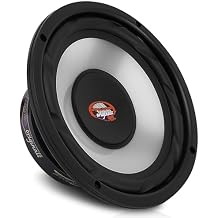 Pyramid 6.5 Inch Car Woofer Speaker - 300 Watt High Powered White Injected Polypropylene Cone Car Audio Sound Component Speaker System w/ High-Temperature Kapton Voice Coil, 4 Ohm, 40oz Magnet - WX65X