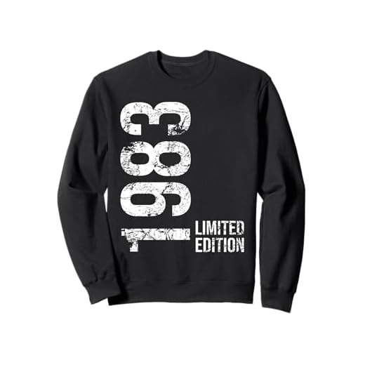 40 cumpleaños 40 años hombre mujer retro vintage 1983 regalo Sudadera