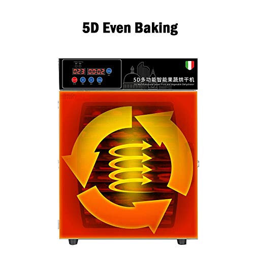 Fayelong Dörrgerät Dörrautomat Dörrapparat Obsttrockner Digitaler Bildschirm Max 99 Stunden Timer Temperaturkontrolle 40-90°C Edelstahl 12 Etagen 220V 1000W – Bild 7