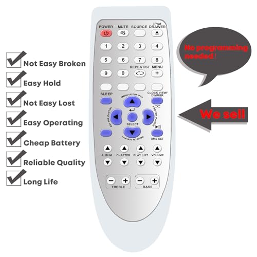Télécommande iLIVE perdue ? Remplacez-la pour haut-parleur IT188B ITP150B - 2
