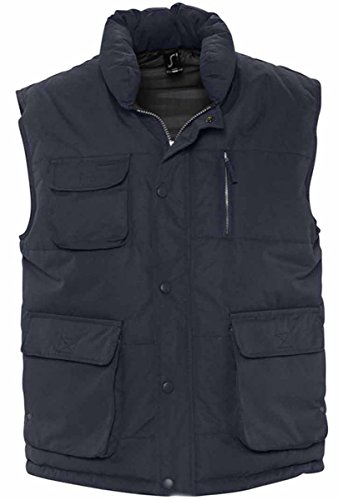 Chaleco SOL'S Viper hombre ropa de trabajo sin mangas con bolsillos