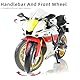 Risopen 1:12 Motorrad Modell kompatibel für Yamaha YZF-R1M 1000R Legierung Diecast Motorrad Modell Spielzeug Mini Moto Geschenk (weiß)