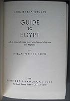 Lehnert and Landrock's Guide to Egypt B00UGPKLNA Book Cover