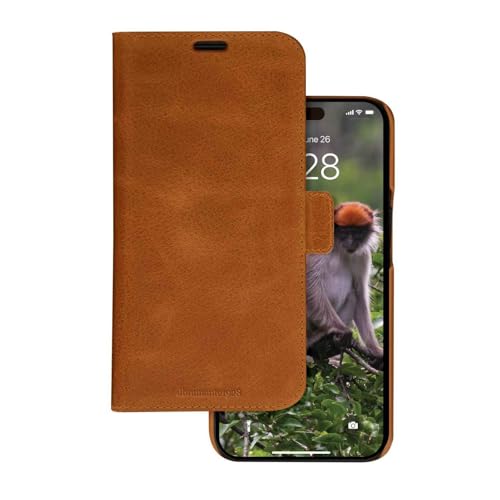 dbramante1928 Lyning Étui en Cuir pour iPhone 15 Marron