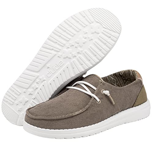 Image of HEYDUDE Women's Wendy Pois | Women's Shoes | Women's Lace Up Loafers | Comfortable & Light-Weight