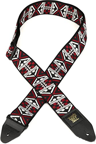 yKiz ERNIE BALL 5339 M^[Xgbv JACQUARD STRAP PRIMAL RED WJ[hEXgbv vC}Ebh