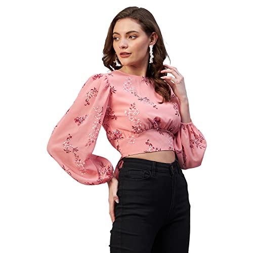 Image of Rare Women's Polyester Floral Long Sleeve Regular Fit Blouse