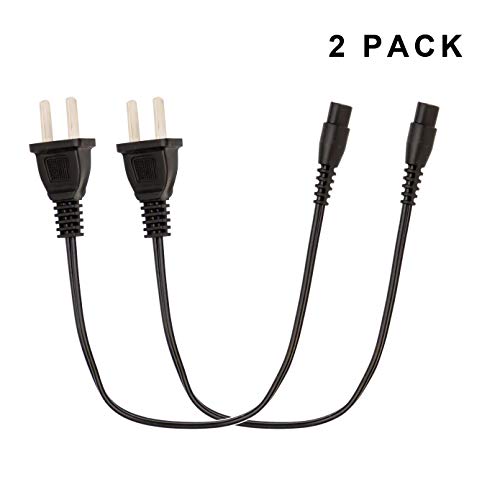 KIRIN Stun Gun Charging Cord - Universal (Fits for VIPERTEK,Police, Avenger, Guard Dog Security, Jolt, Stun Master, Sabre)(2Pack)