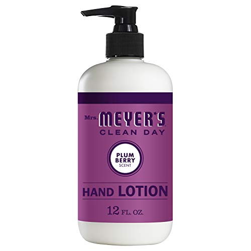 Mrs. Meyer's Clean Day's Liquid Hand Lotion, Cruelty Free Formula, Plum Berry Scent, 12 oz- Pack of 6