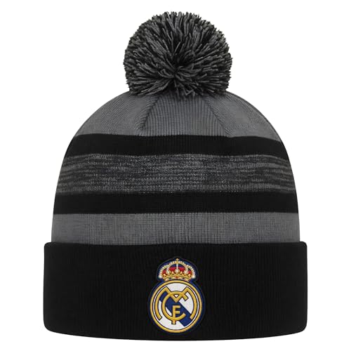Icon Sports Officially Licensed Real Madrid CF Beanie - Unisex Adult - RM76BN Black