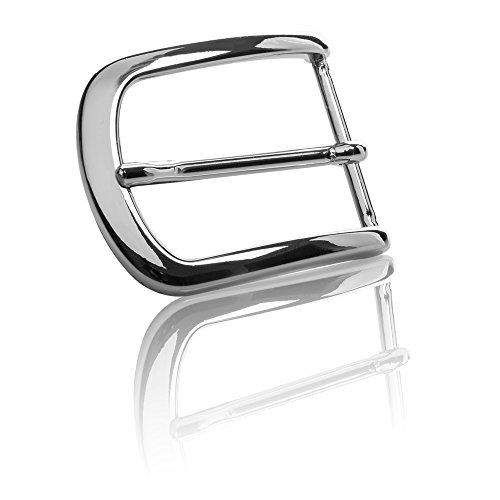 FREDERIC HERMANO Gürtelschnalle Buckle 30mm Metall Silber Poliert - Buckle London - Dornschliesse Für Gürtel Mit 3cm Breite - Silberfarben Poliert Cover