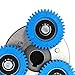 Aymzbd Replacement Part: 36 Planetary Gear with Clutch, Outer Diameter 38mm, Nylon Gear Blue