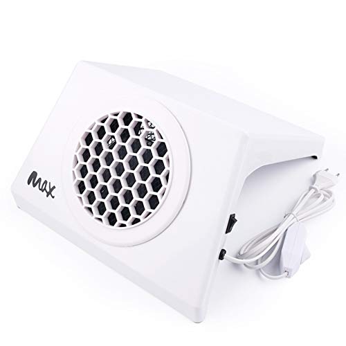 Máquina extractora de polvo de uñas de 100 W, colector de polvo profesional para manicura y pedicura, ideal para acrílico y gel de extensión de uñas de polietileno