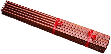 10 Pairs of Top Asiatic Rosewood Chopsticks Tamalan Kuaizi