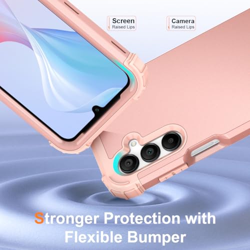 Coque Samsung Galaxy A16 Asuwish LK3JT Or Rose - Finition premium et design épuré - 4