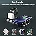 Mangotek Apple Watch Stand Desk Wireless Charger for iPhone and iWatch 4 in 1 Charging Station with Lightning Connector and USB Port for iPhone 12 Mini 12 Pro Max/11 and iWatch Serie SE/6/5/4/3/2/1