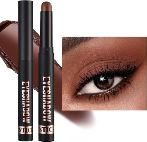 Eyeshadow Stick，Glitter and Matte Eyeshadow，Creme Lidschatten，Waterproof，Glitzerndes Augen-Make-up Kreieren（#15）