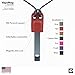 Magnetic Anti-Loss Necklace | Keychain Leash for JUUL Vape E-Cig Paracord Pendant Holder Lanyard Keychain Keyring Cover Case - Made in The USA - Device Not Included