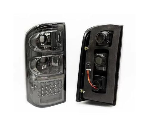 HGNMPGVVTZ Pour Nissan Pour Patrol GQ Y61 GR 1998-2003 Feu Arrière Feu Stop Clignotant Arrière Modifié Feu Arrière Ensemble Pièces Automobiles(Blackened...