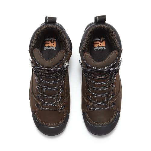 Timberland PRO Timberland PRO Men's Endurance EV 8 Inch Composite Safety Toe Insulated Waterproof Puncture Resistant CSA Industrial Work Boot, Medium Brown, 10.5 Wide