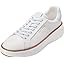 White Leather/Ballad Blue Glossy Snake Print Leather